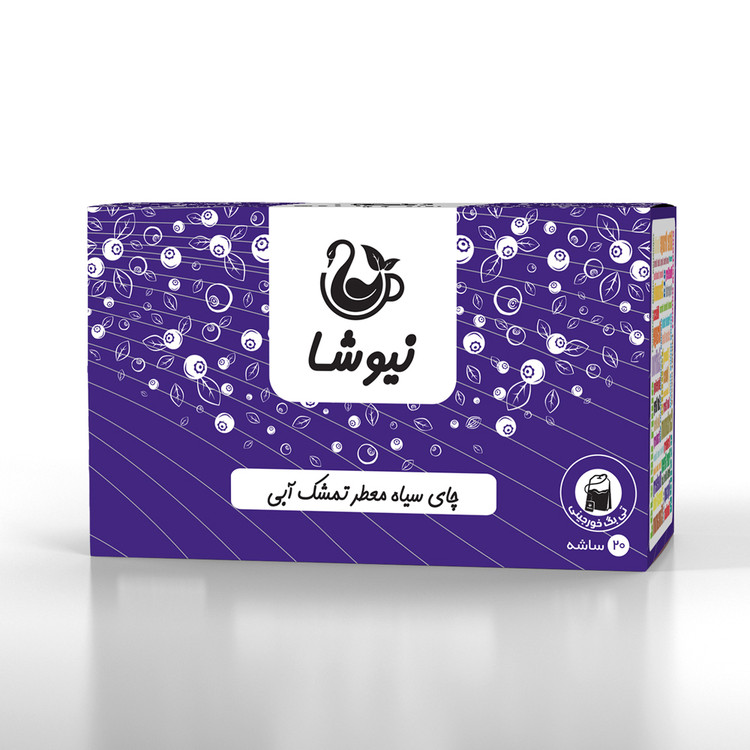 چای سیاه و بلوبری